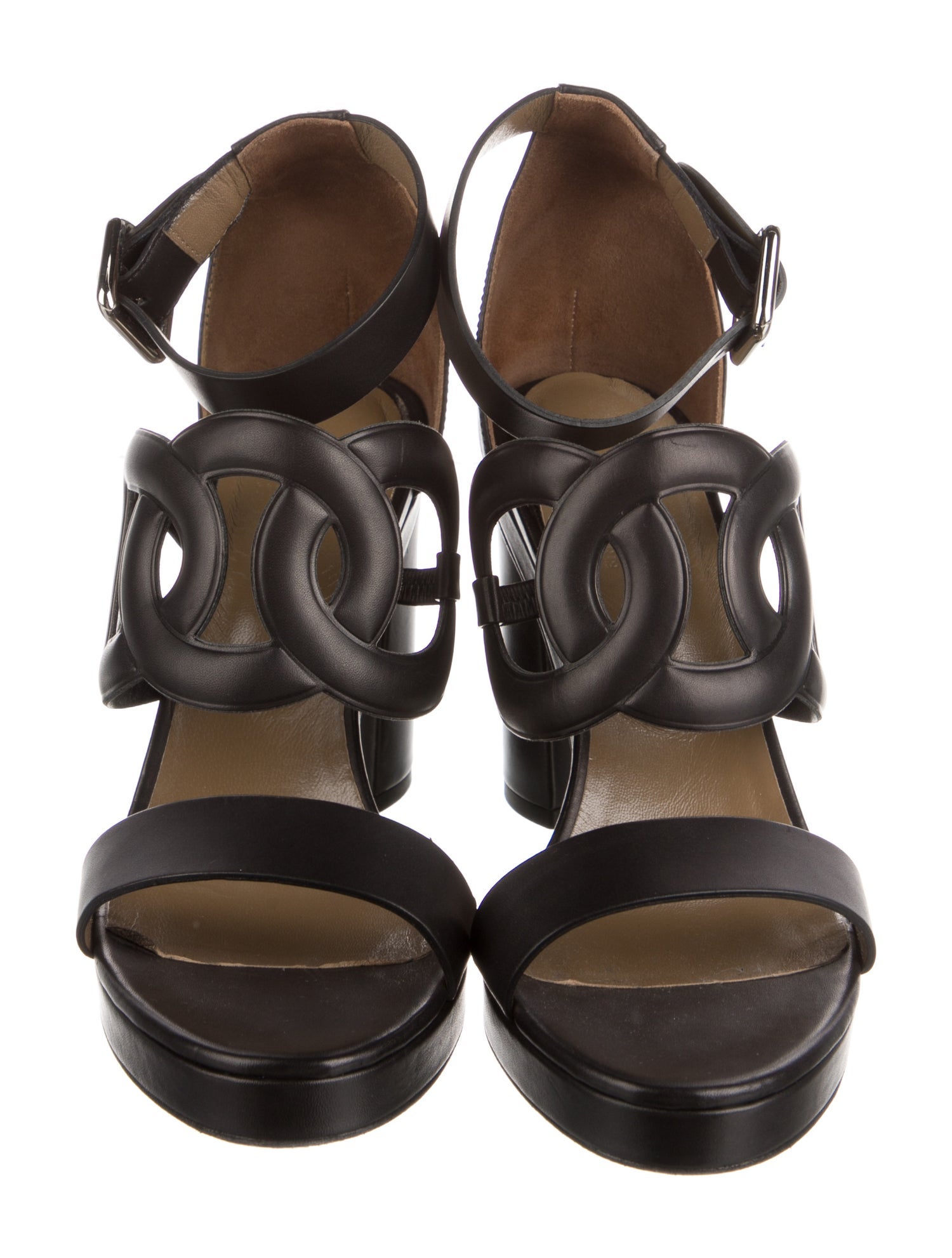 Hermès Chaîne d'Ancre Insignia Leather Sandals